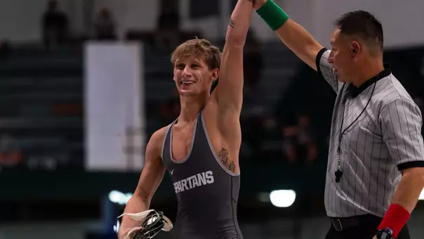 Caleb Weiand, wrestling, 2025-26, action