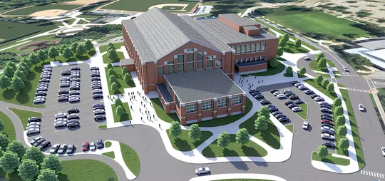 Jenison Field House Render