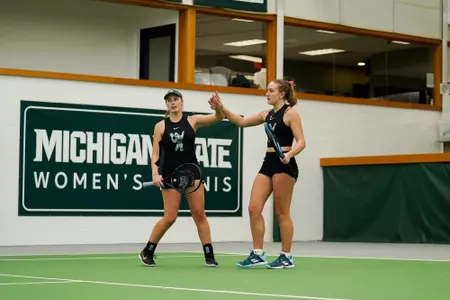 Issey Purser & Ellie Blackford Action Shot