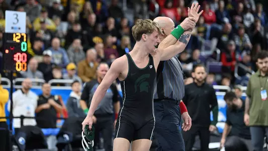 Caleb Weiand, wrestling, 2025, action