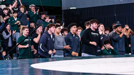 Wrestling team celebration, 2025, action