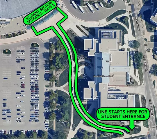 Student Section Entrance Football