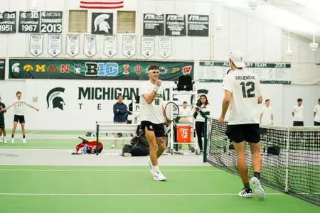 Thanos, Aristotelis and Radjenovic, Vuk Action Shot