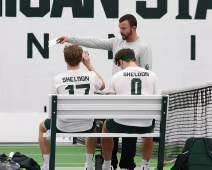 Coach Mike Flowers, Max Sheldon, Mitchell Sheldon