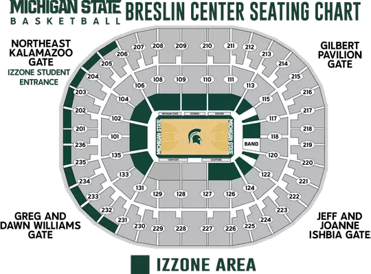 Izzone Student Section Entrance