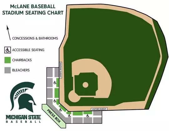 McLane Baseball Stadium Seating Chart