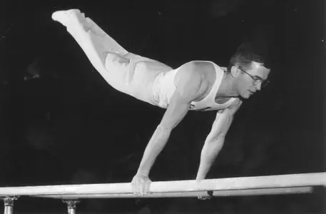 Carlton Rintz men's gymnastics 1952-55