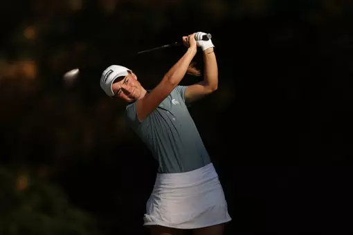 Keeley Marx in the first round of the 2026 Tar Heel Invitational