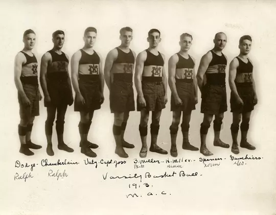 Photo 1913 Basketball Team