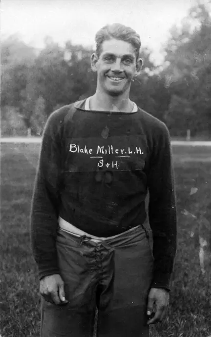 Photo of Blake Miller in a football uniform