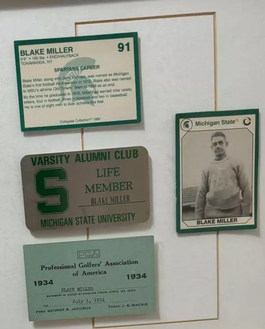 Photo of Blake Miller information cards