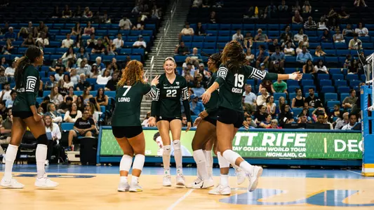 VB celebration vs. UCLA 2026