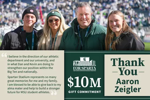 Ziegler gift announcement
