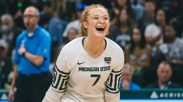 Malayah Long celebrates vs. Penn State 2026