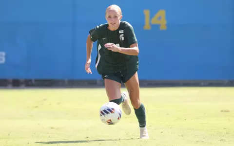 Faith George transitions MSU to offense at UCLA