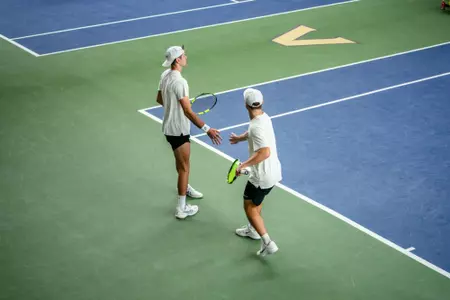 Aris Thanos and Mitchell Sheldon action at Vanderbilt