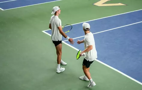 Aris Thanos and Mitchell Sheldon action at Vanderbilt