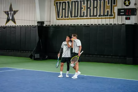 Taym Alazmeh and Danial Rakhmatullayev action at Vanderbilt