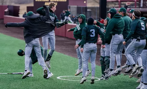 Randy Seymour and team celebration after Seymour HR