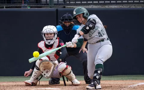Hannah Hawley at bat