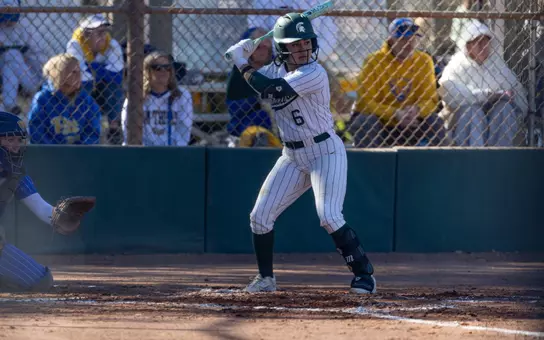Kirsten Caravaca at the plate