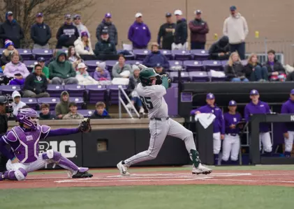 Randy Seymour action swings at Northwestern