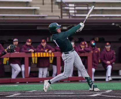 Parker Picot action swinging at Central Michigan