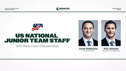 Jared DeMichiel, Will Morlock, U.S. National Junior Team Coaching Staff Announcement Graphic