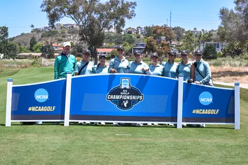 Michigan State's women's golf team at the 2026 NCAA Championships.