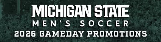 2026 Men's Soccer Gameday Promotions Header Graphic