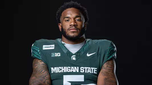 Jordan Hall - 2026 Michigan State Football Media Day Portrait