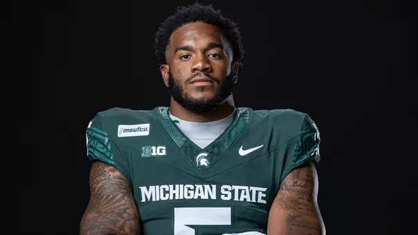 Jordan Hall - 2026 Michigan State Football Media Day Portrait