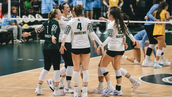 Volleyball celebration vs. LIU 2026