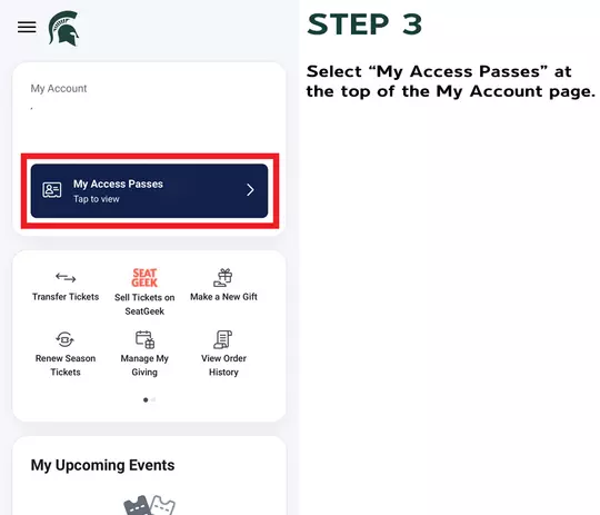 Add Student Access Pass Step 3