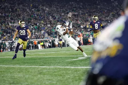 Rodney Bullard Jr. action photo at Notre Dame.