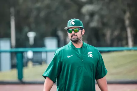 Daniel Schlereth action from from USF with logo swap with Spartan heads