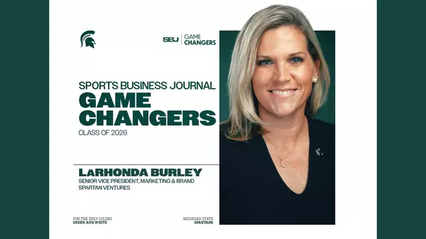 LaRhonda Burley Sports Business Journal Gamechanger Award Graphic