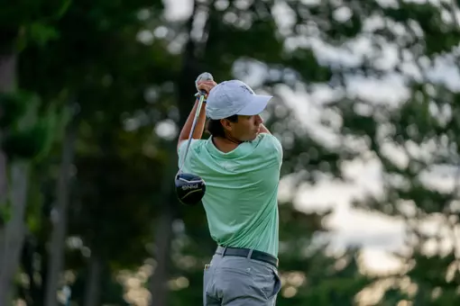 Lucas Acevedo during the second round of the 2026 Folds of Honor Collegiate
