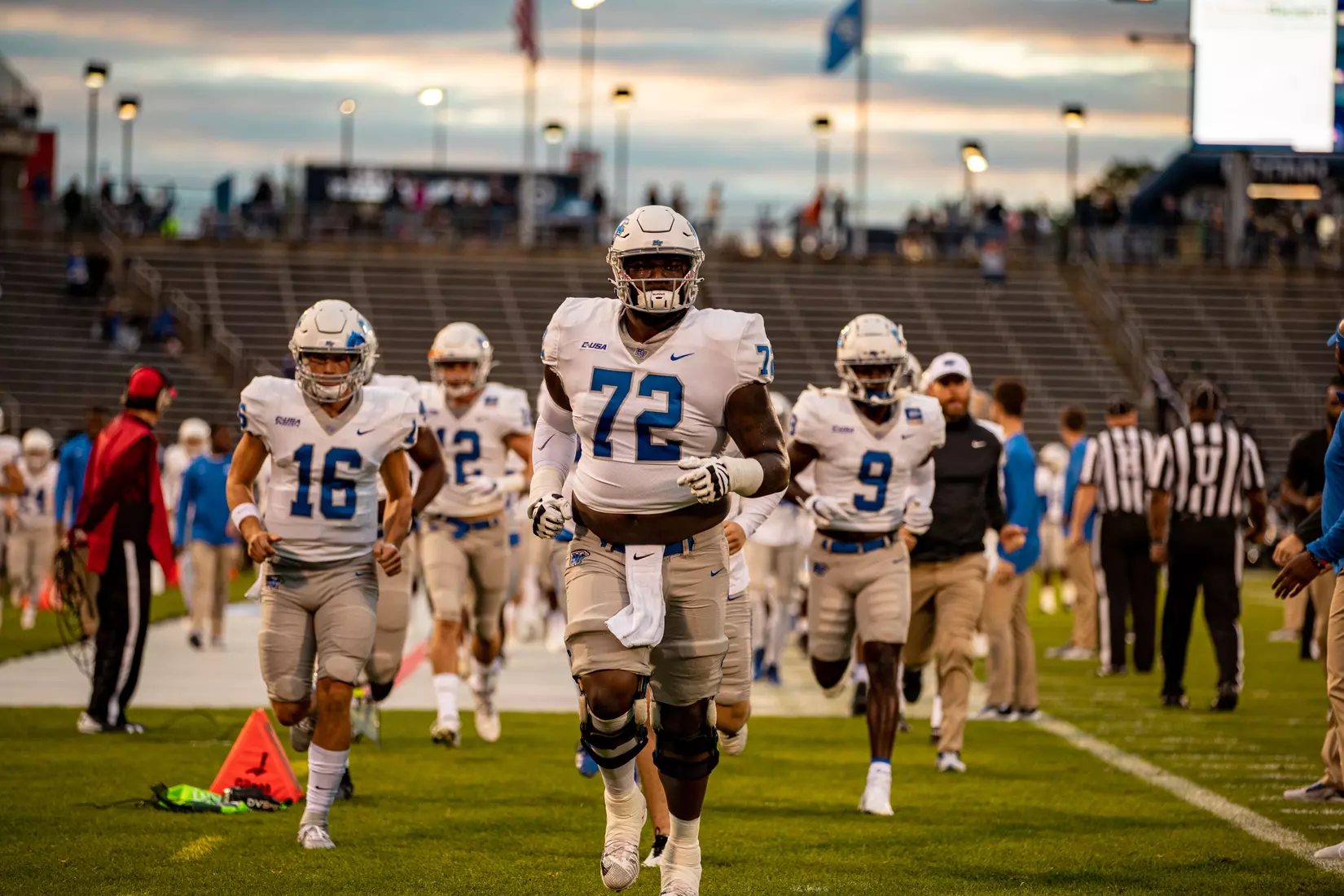 Blue Raider Football at University of Connecticut - Oct. 22, 2021 - Result MT 44 UCONN 13