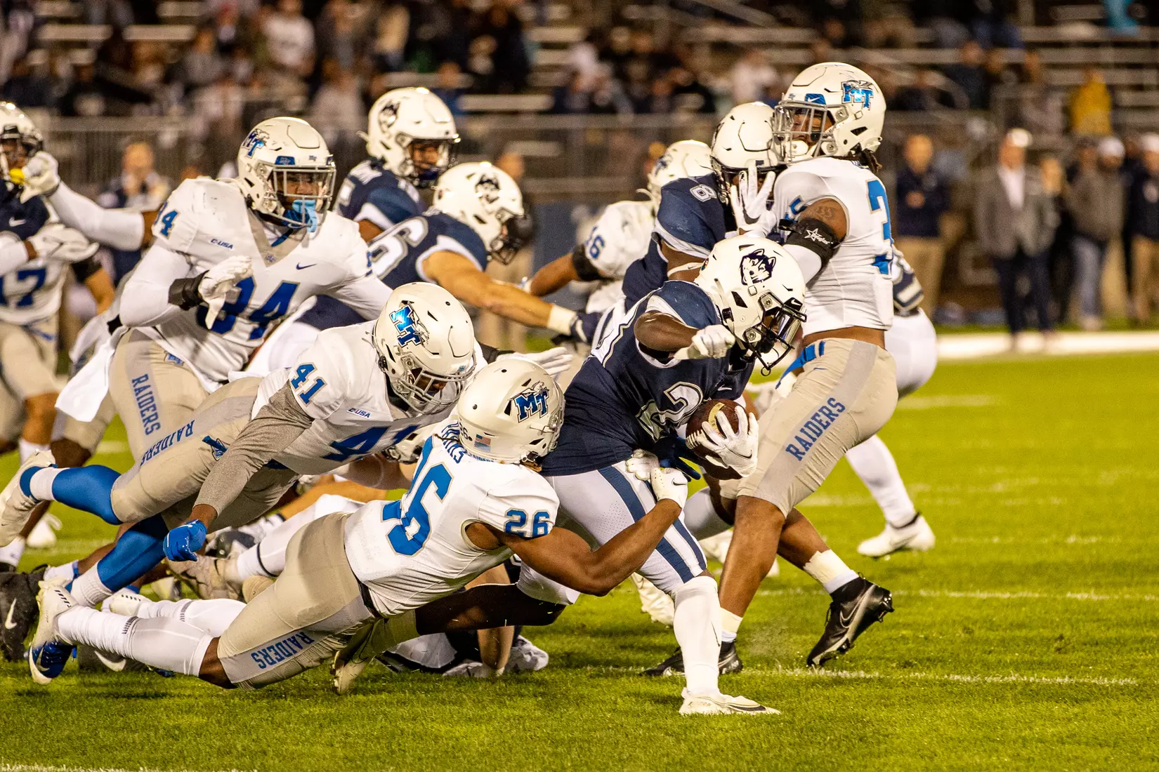 Blue Raider Football at University of Connecticut - Oct. 22, 2021 - Result MT 44 UCONN 13