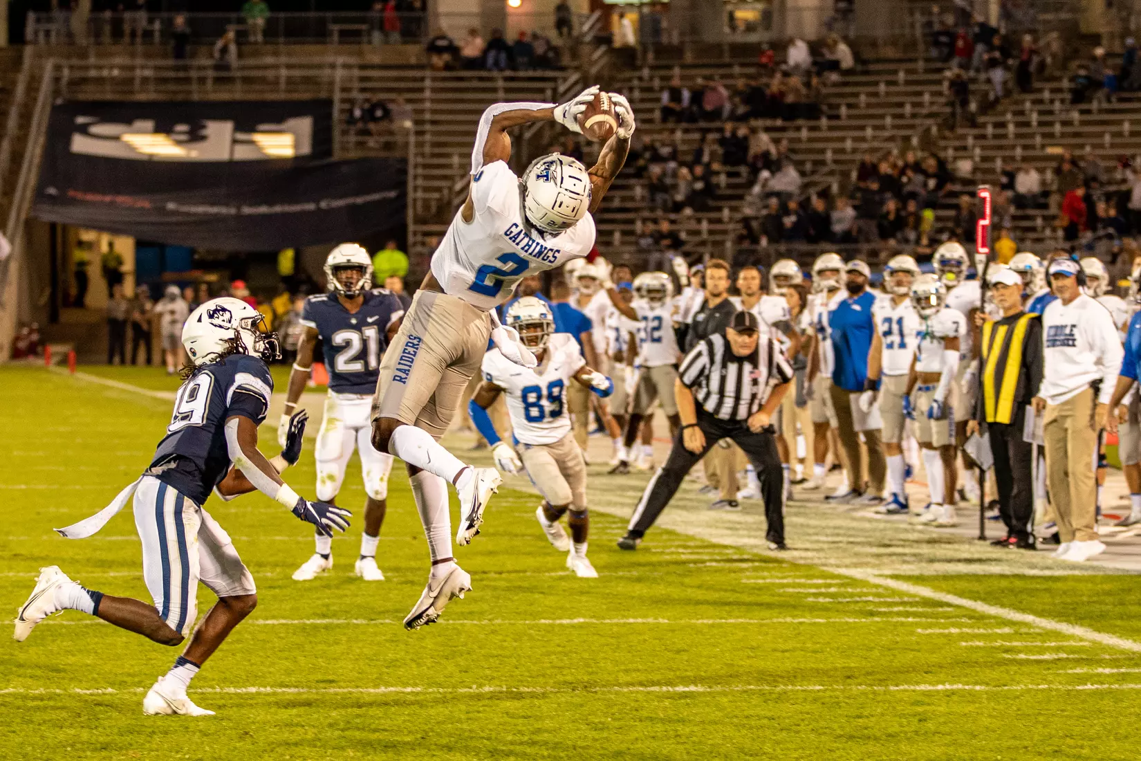 Blue Raider Football at University of Connecticut - Oct. 22, 2021 - Result MT 44 UCONN 13