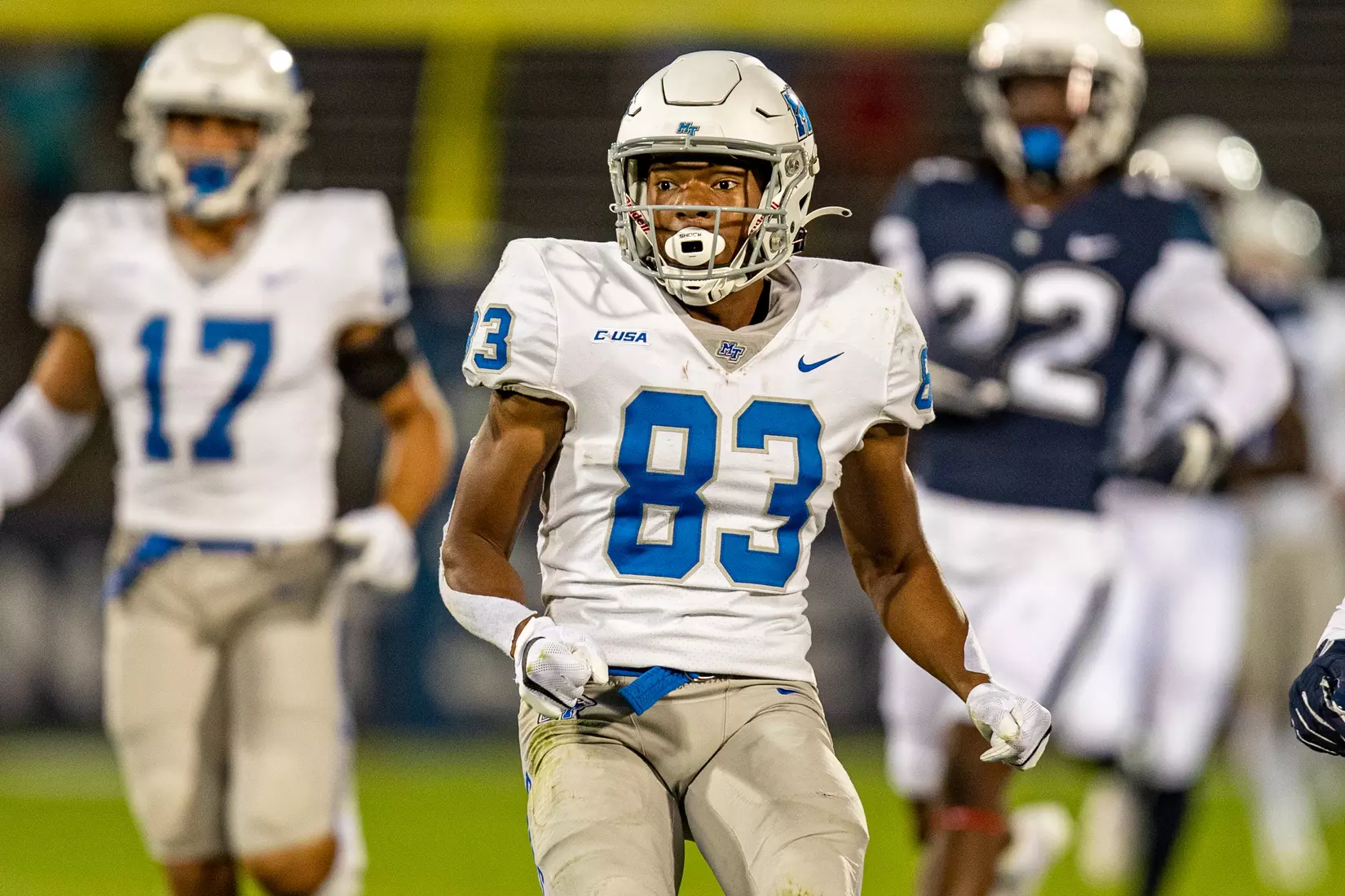 Blue Raider Football at University of Connecticut - Oct. 22, 2021 - Result MT 44 UCONN 13