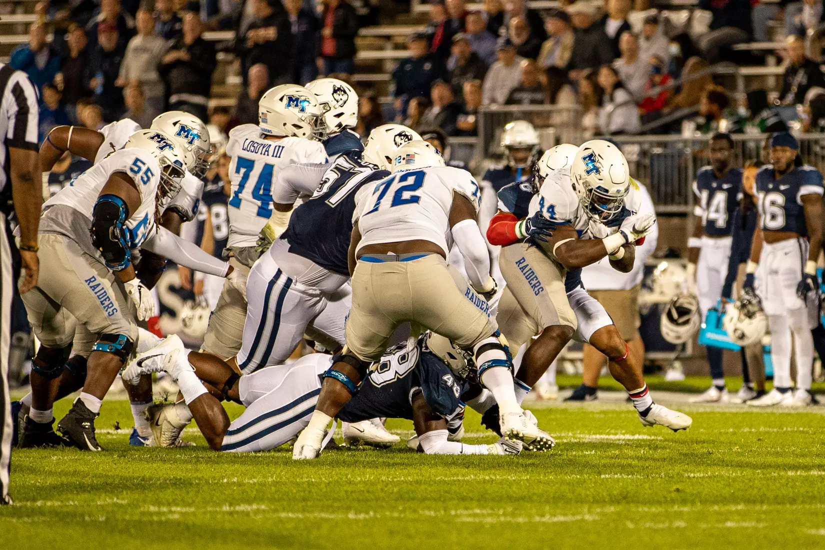 Blue Raider Football at University of Connecticut - Oct. 22, 2021 - Result MT 44 UCONN 13