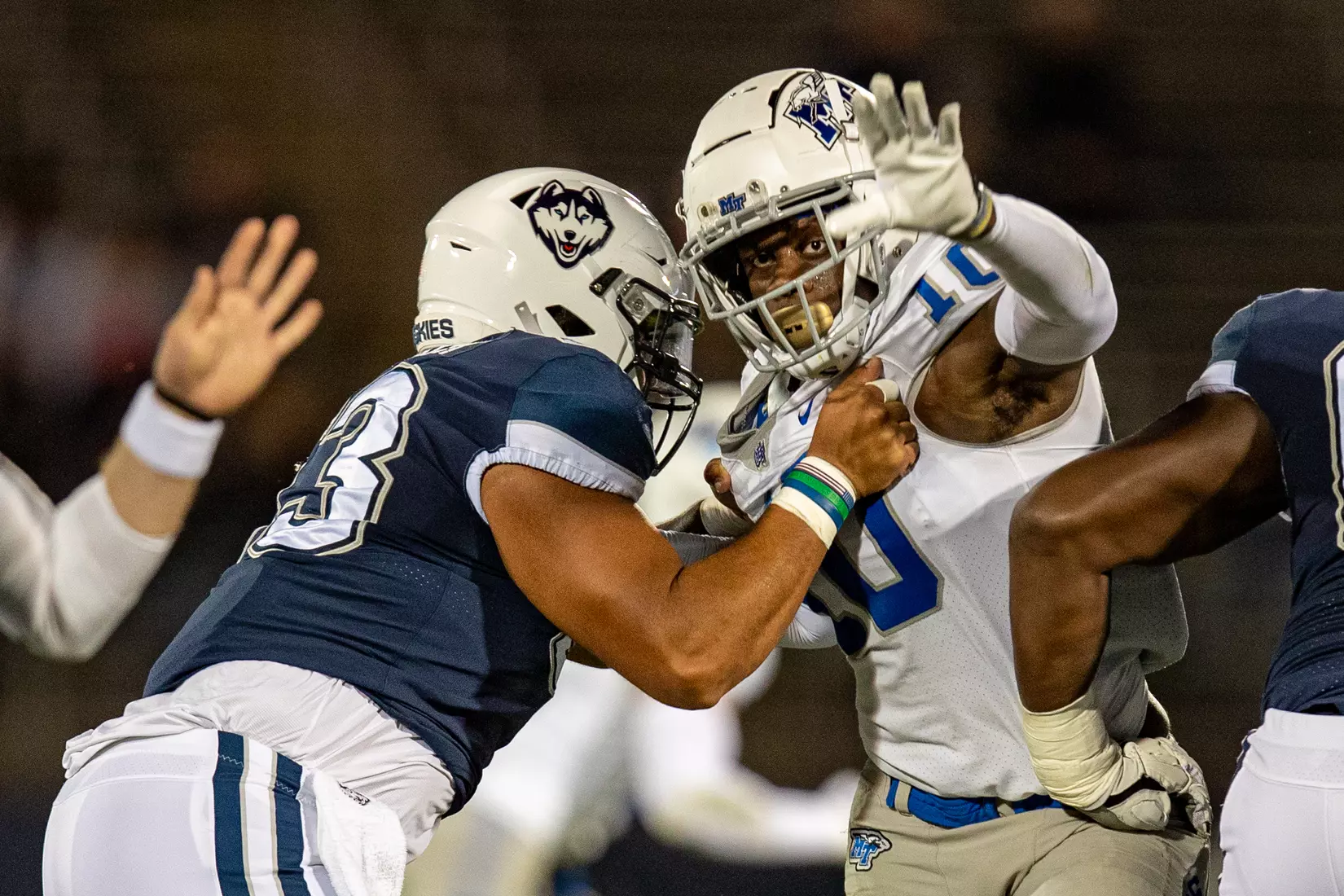 Blue Raider Football at University of Connecticut - Oct. 22, 2021 - Result MT 44 UCONN 13