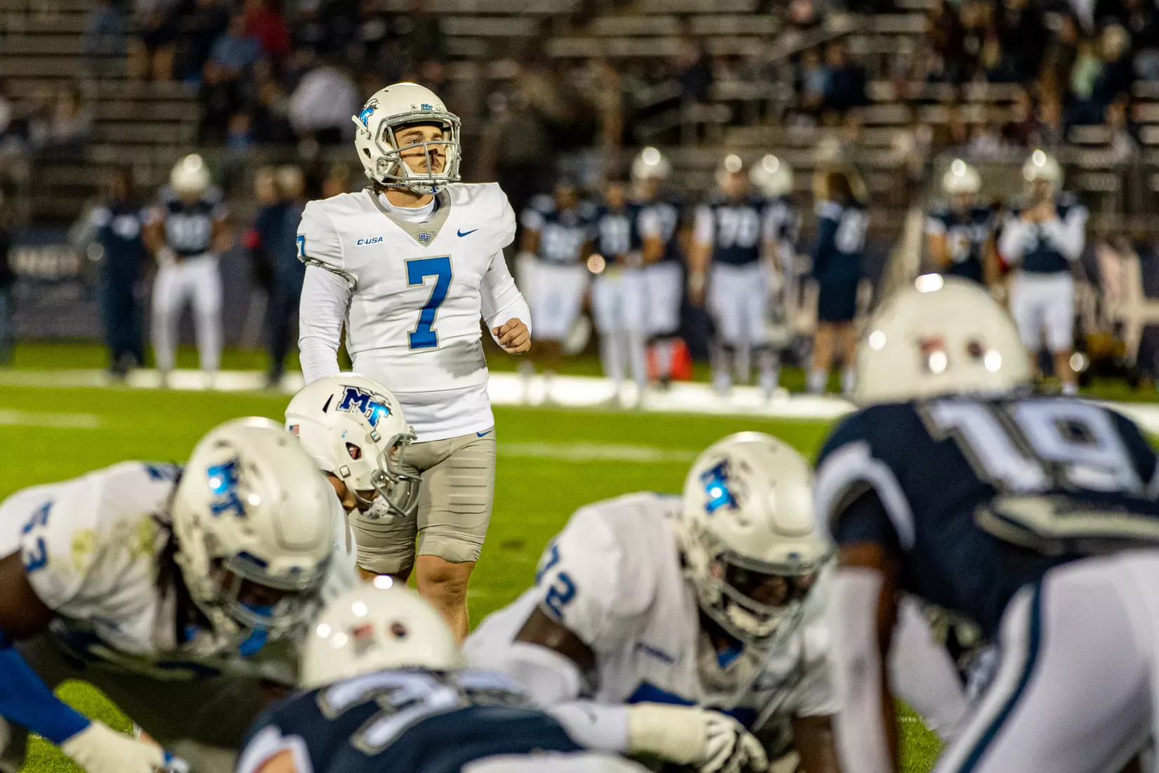 Blue Raider Football at University of Connecticut - Oct. 22, 2021 - Result MT 44 UCONN 13