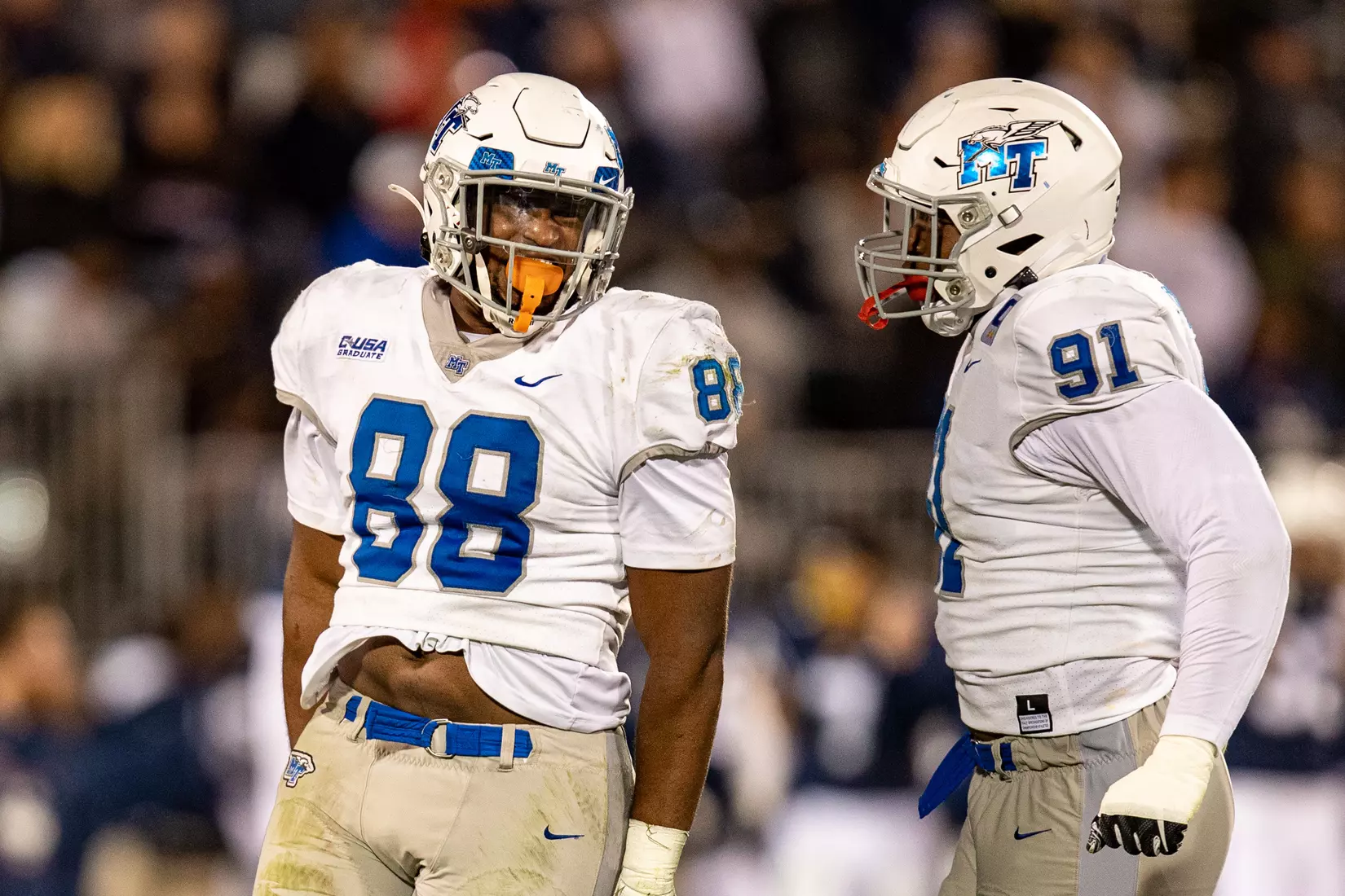 Blue Raider Football at University of Connecticut - Oct. 22, 2021 - Result MT 44 UCONN 13