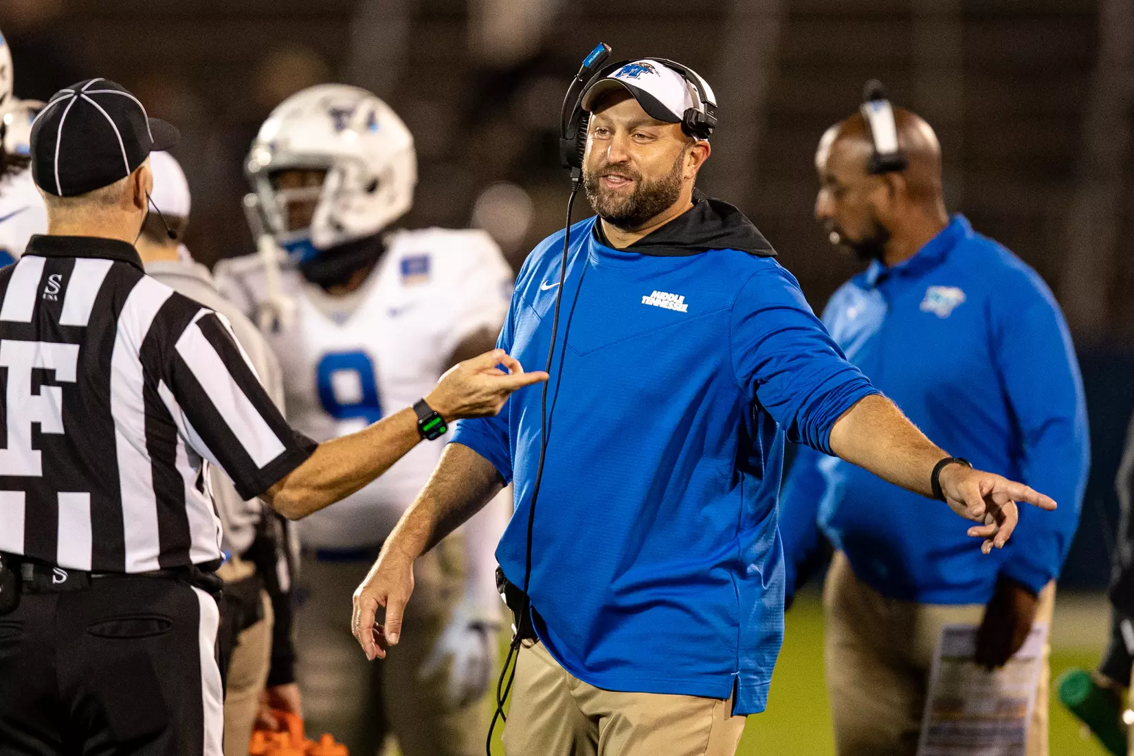 Blue Raider Football at University of Connecticut - Oct. 22, 2021 - Result MT 44 UCONN 13