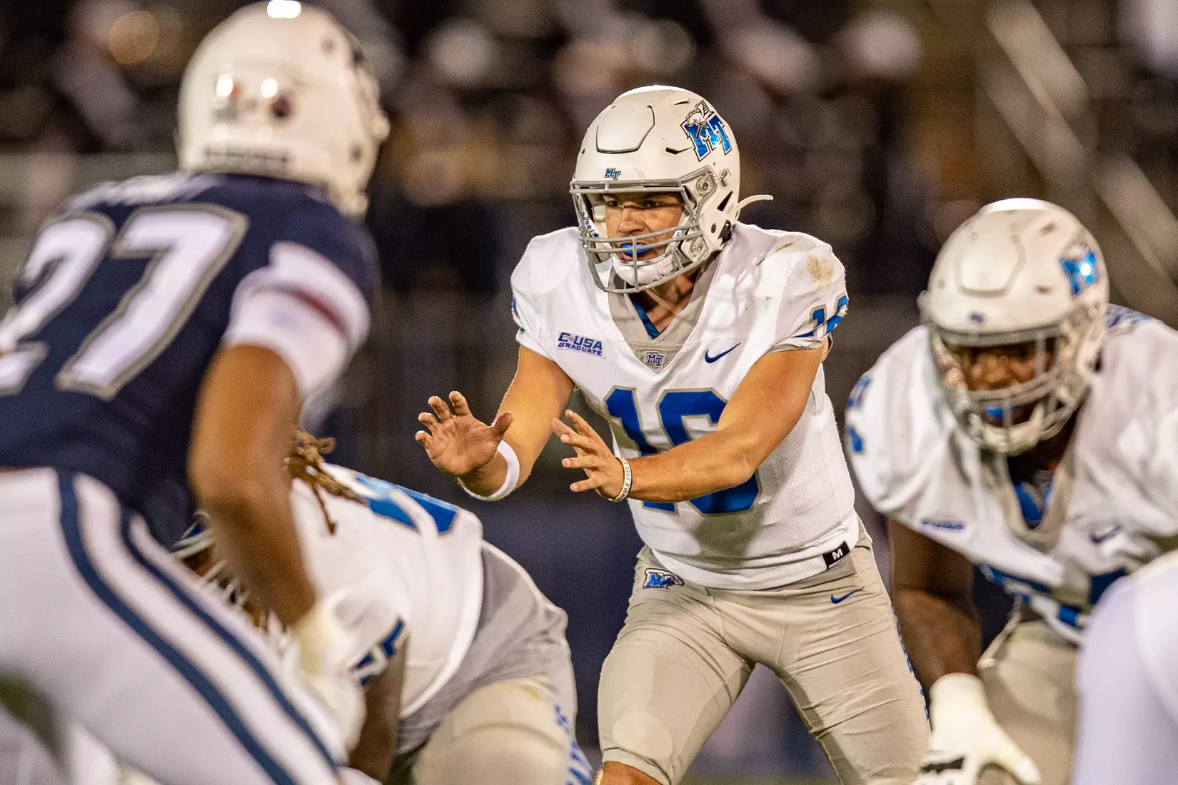 Blue Raider Football at University of Connecticut - Oct. 22, 2021 - Result MT 44 UCONN 13