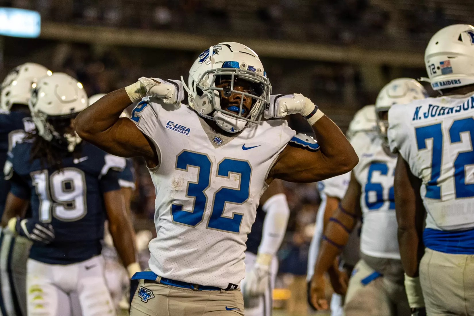 Blue Raider Football at University of Connecticut - Oct. 22, 2021 - Result MT 44 UCONN 13
