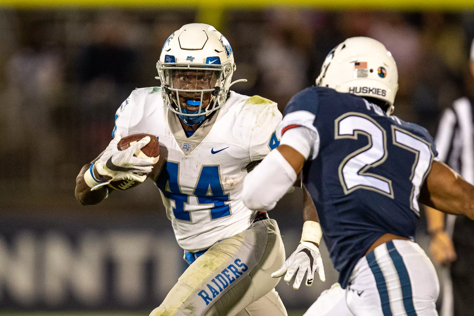 Blue Raider Football at University of Connecticut - Oct. 22, 2021 - Result MT 44 UCONN 13